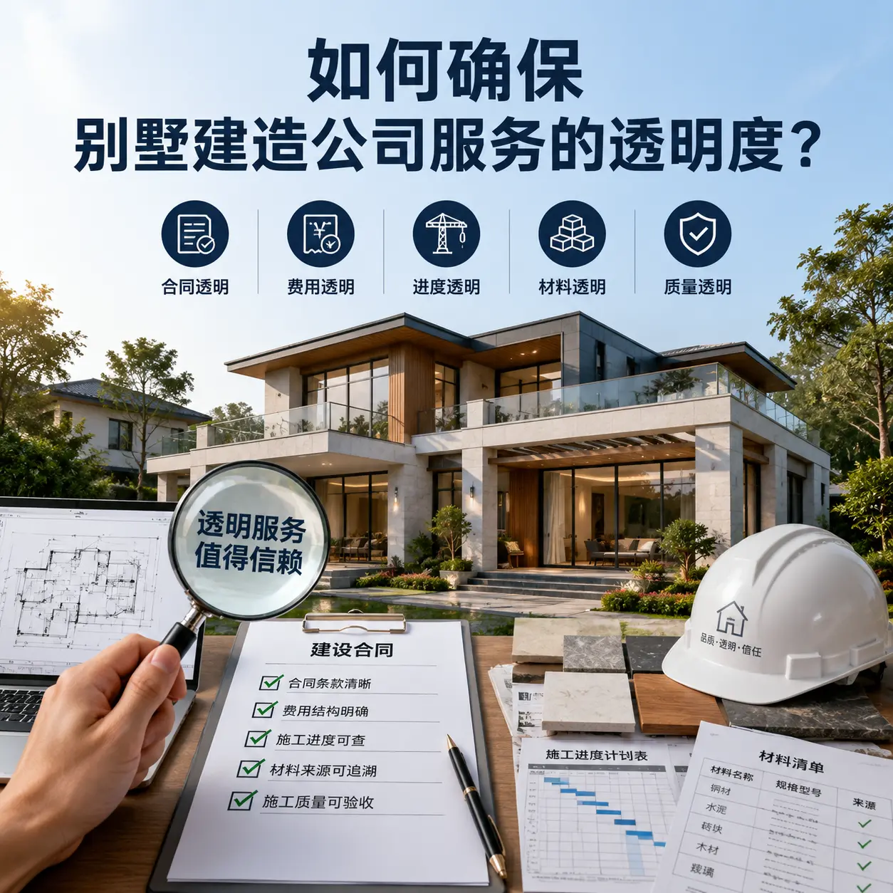 在 黔南 如何确保别墅建造公司服务的透明度?