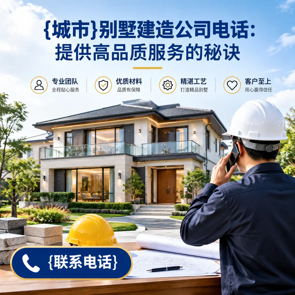 黔南别墅建造公司电话:提供高品质服务的秘诀