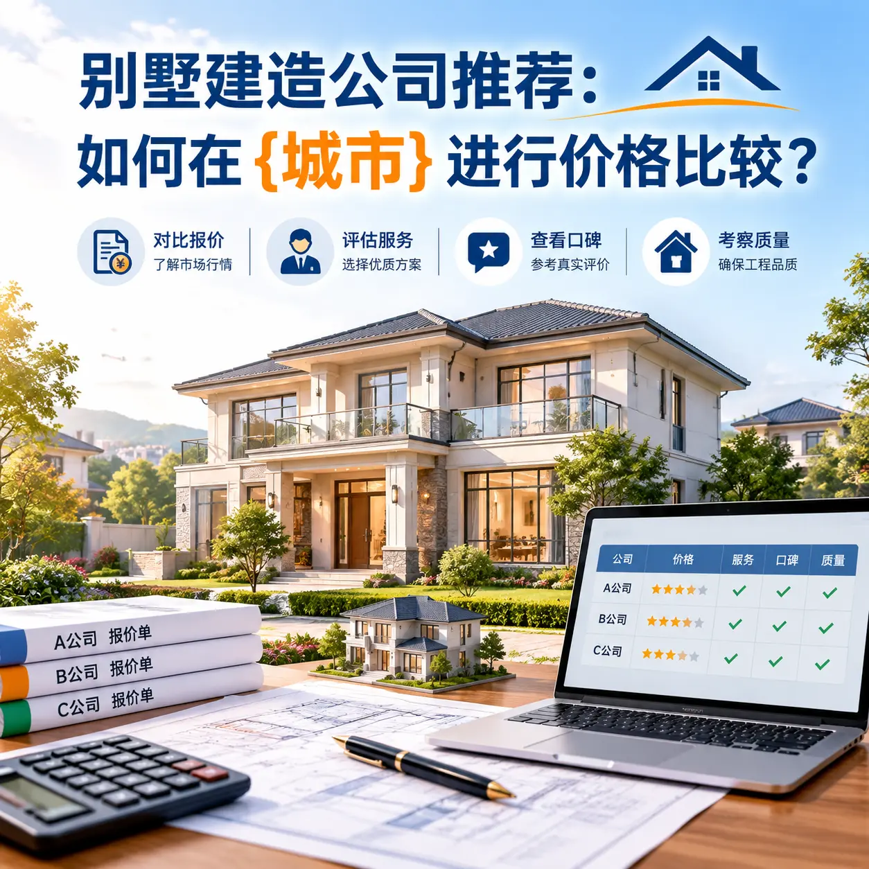 别墅建造公司推荐:如何在 黔南 进行价格比较?