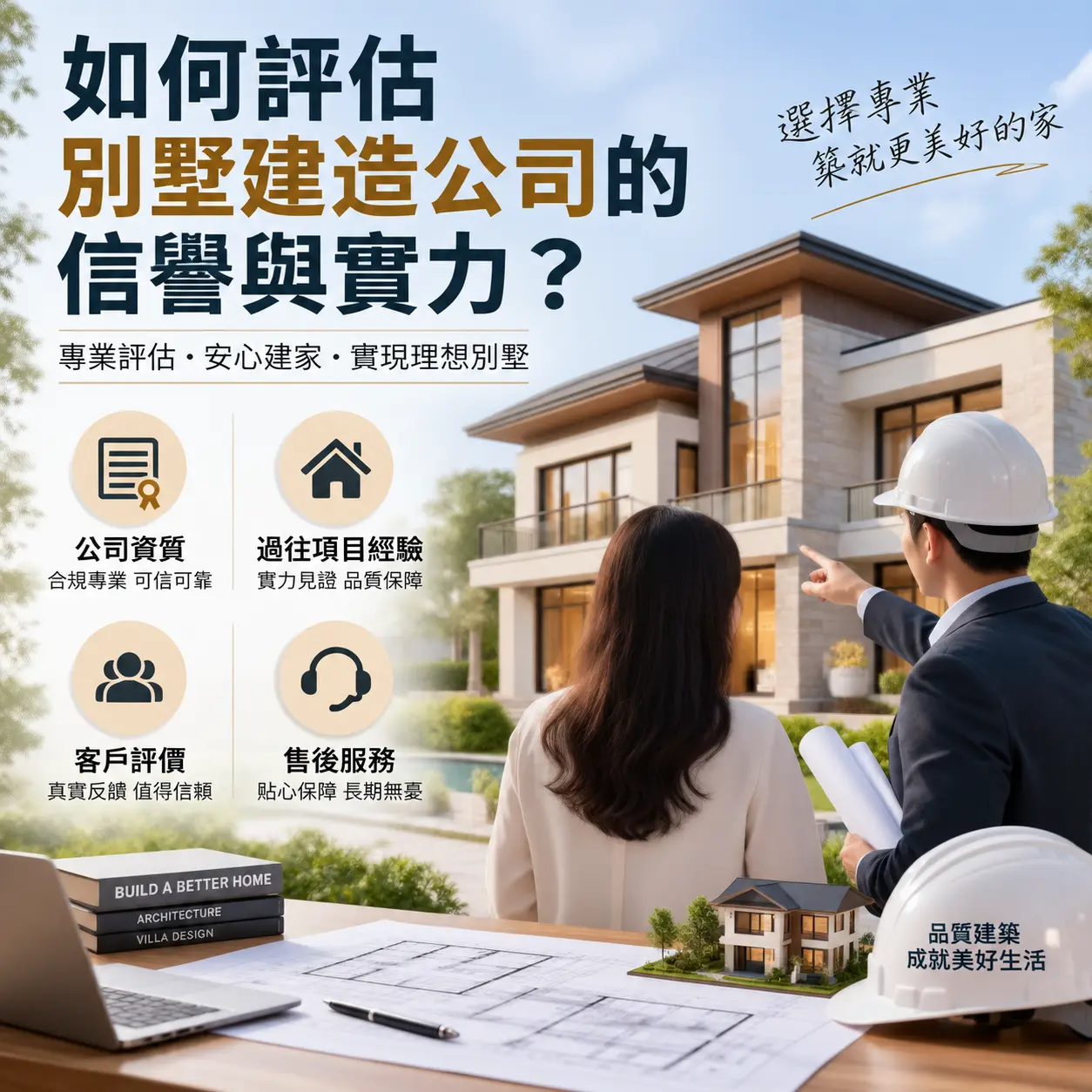 如何评估 黔南 别墅建造公司的信誉与实力?