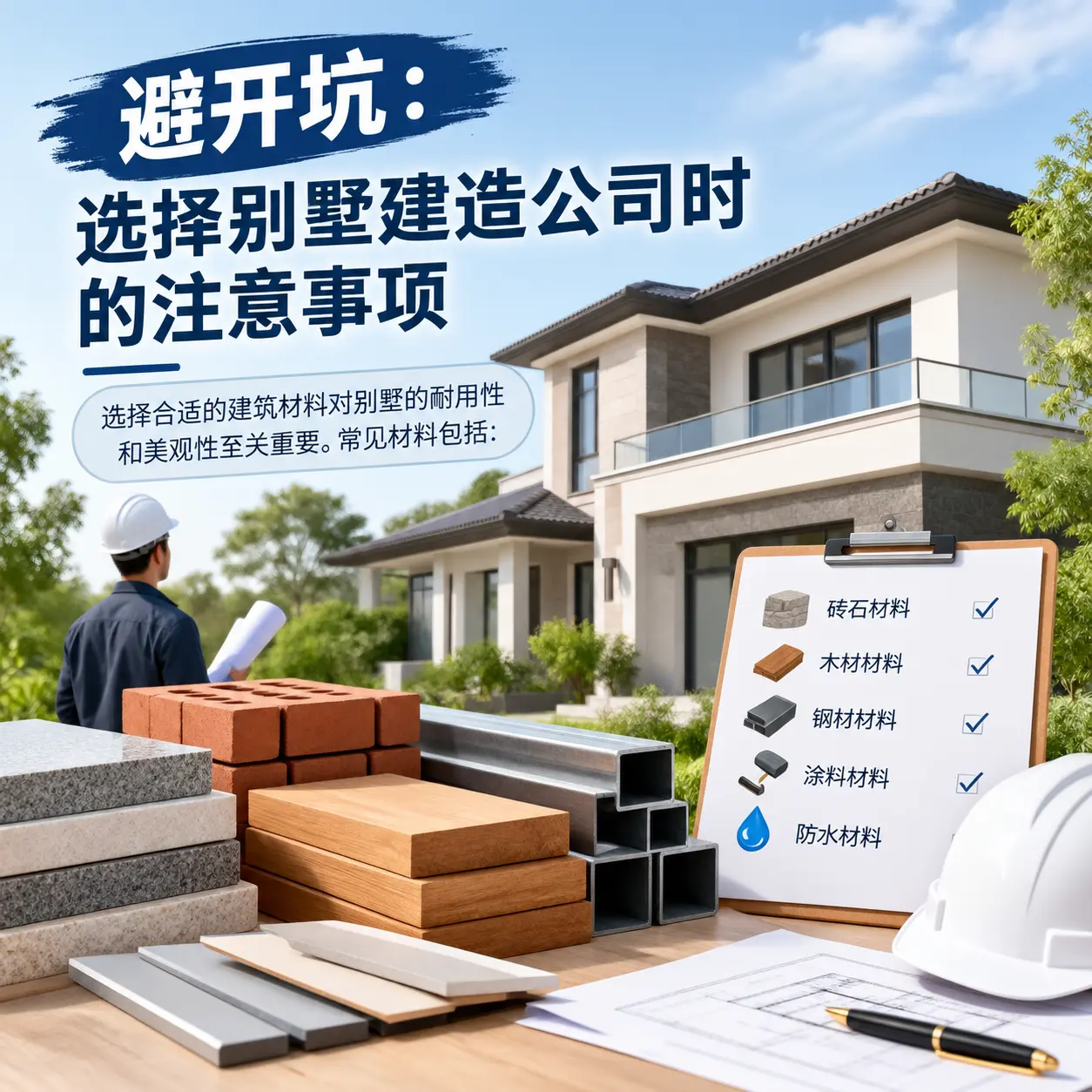避开坑：选择 黔南 别墅建造公司时的注意事项