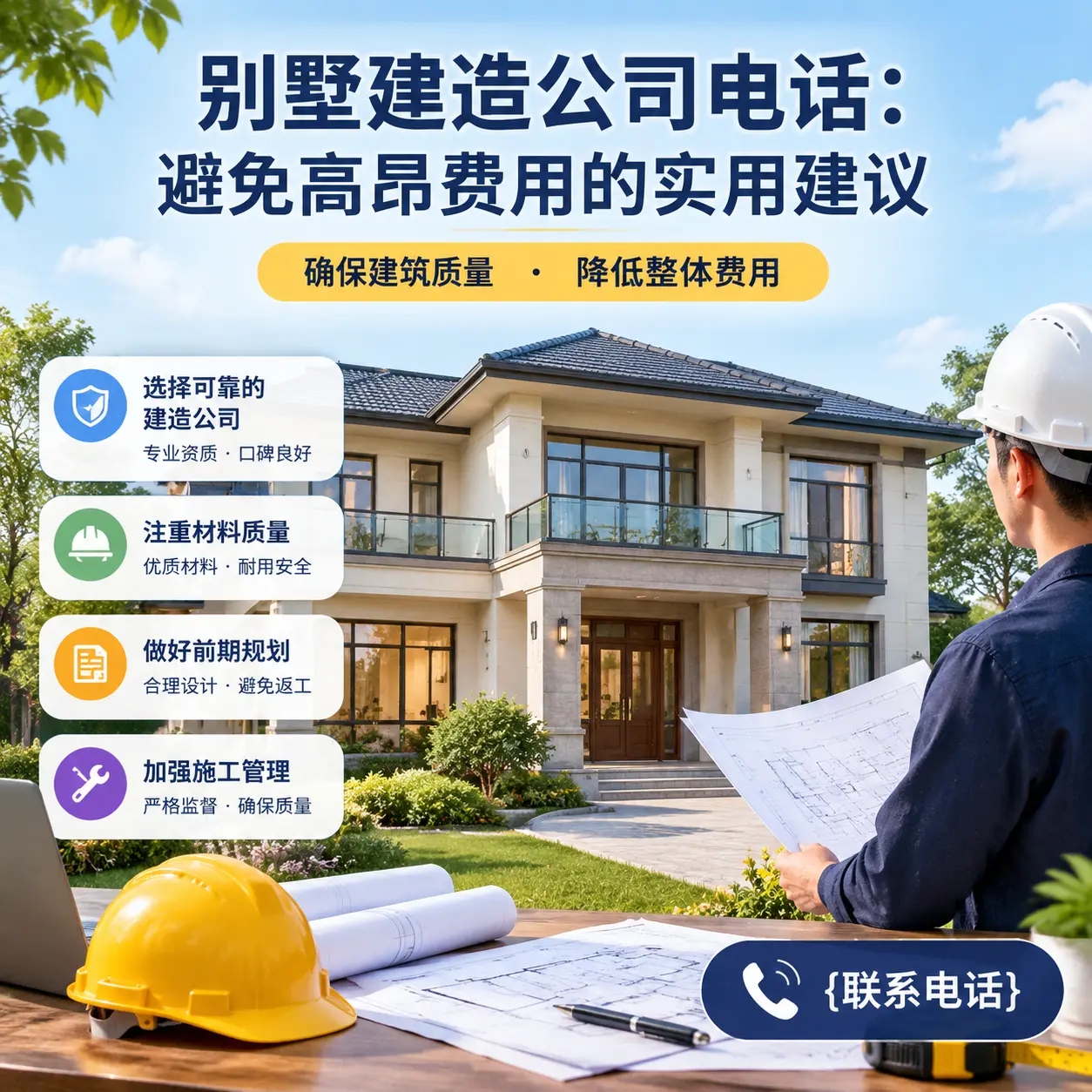 黔南别墅建造公司电话：避免高昂费用的实用建议