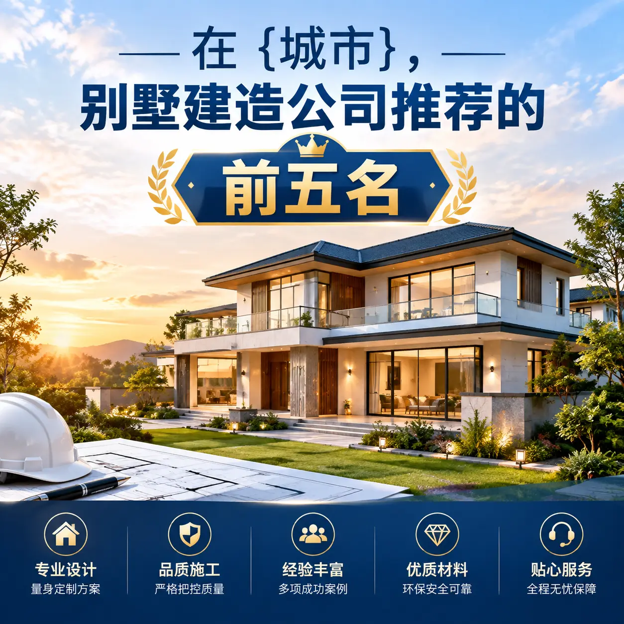 在 黔南，别墅建造公司推荐的前五名