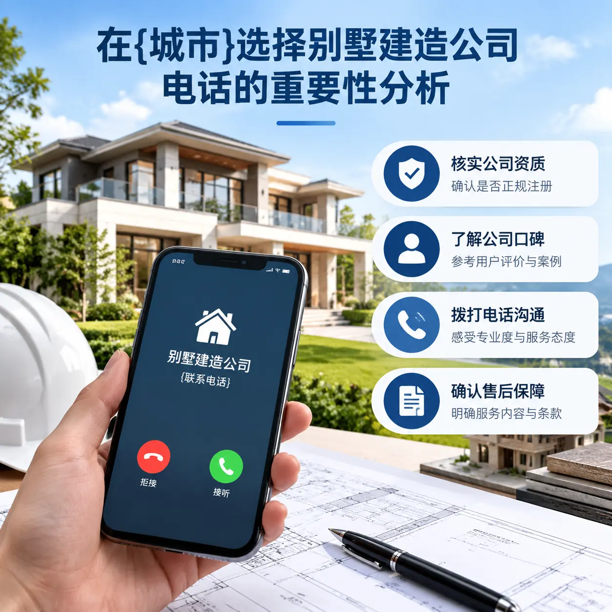 在黔南选择别墅建造公司电话的重要性分析