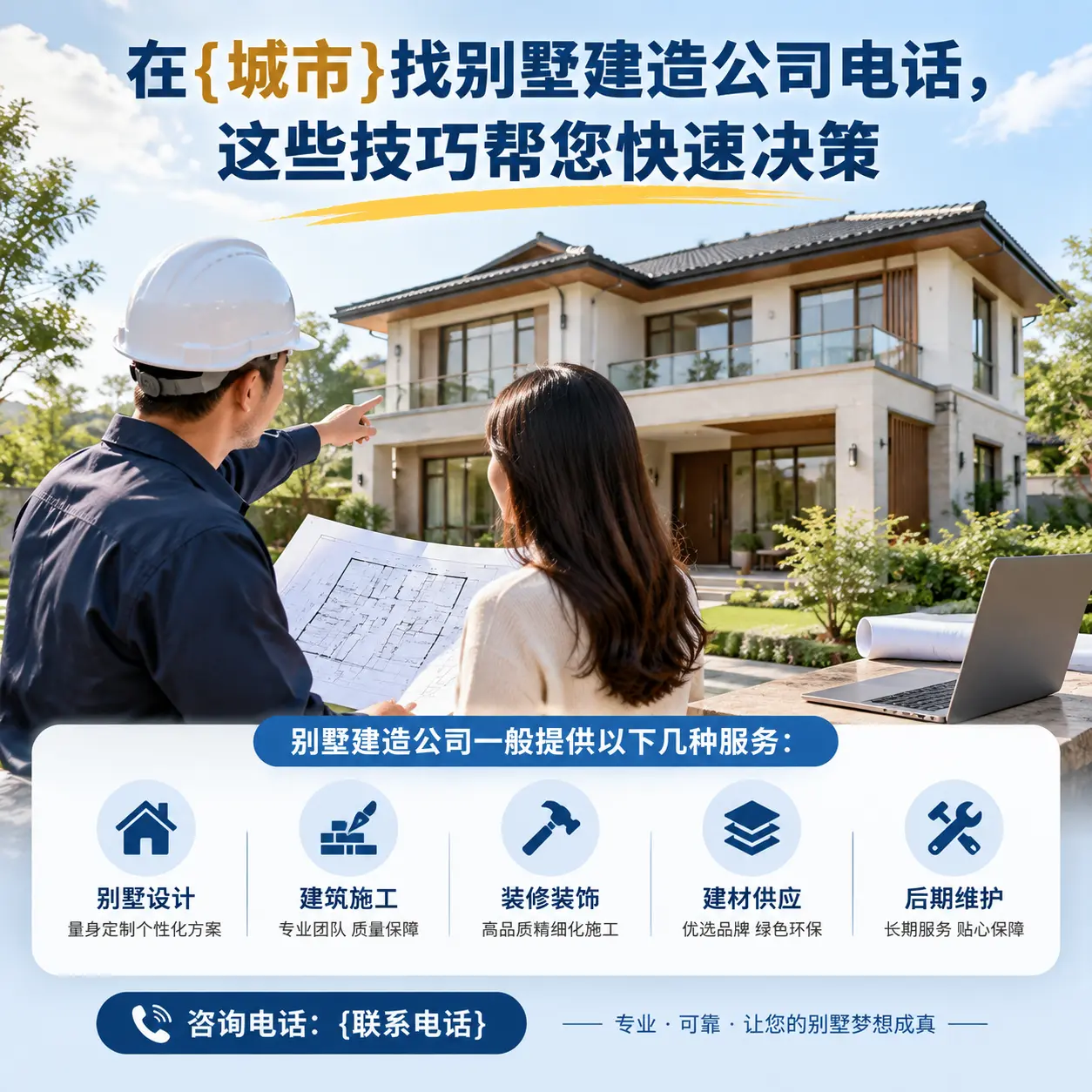 在黔南找别墅建造公司电话,这些技巧帮您快速决策